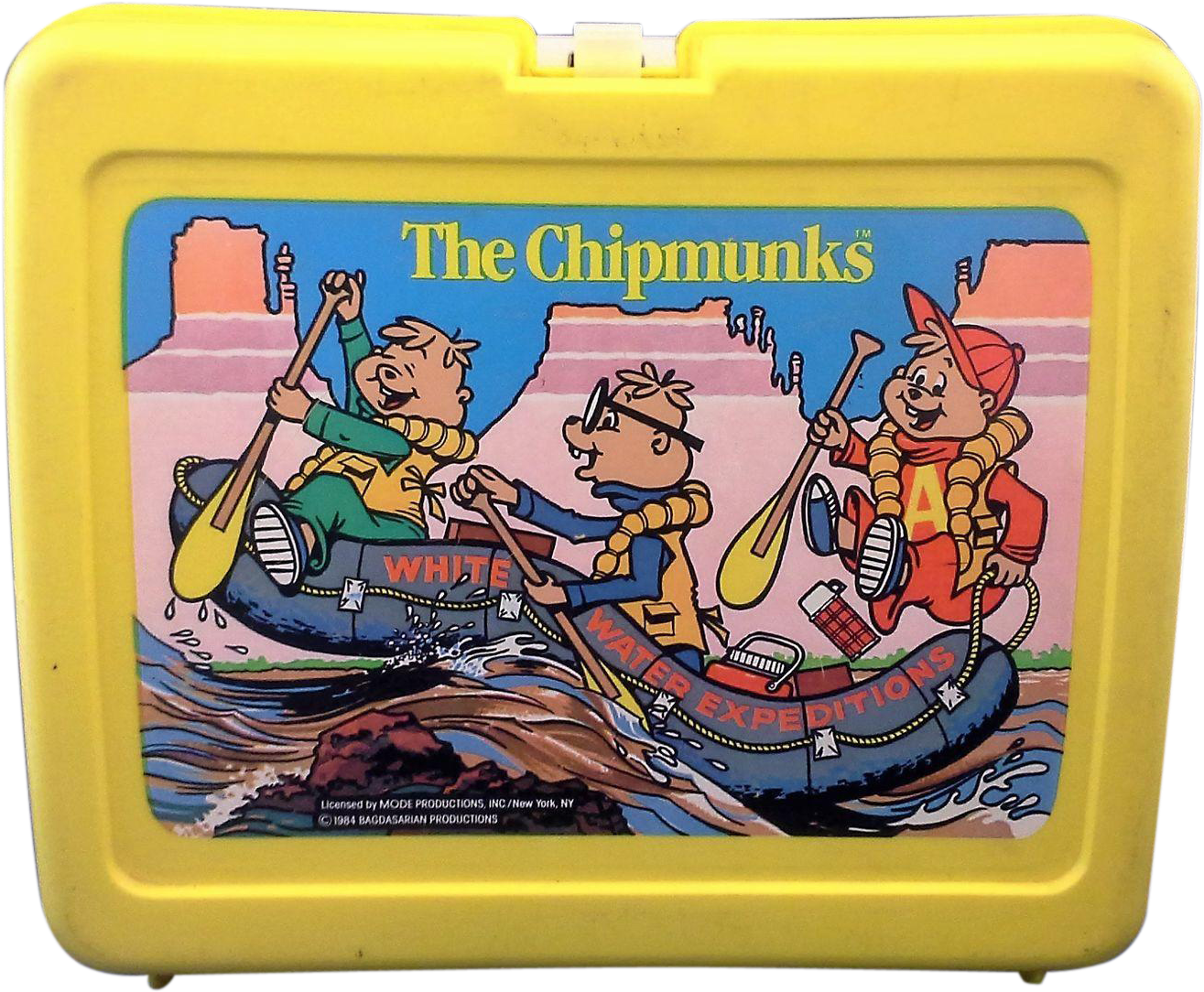 Alvin And The Chipmunks Yellow Plastic Lunchbox - Alvin And The Chipmunks Lunch Box (1314x1314), Png Download