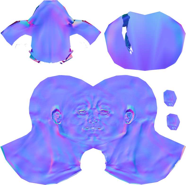 *i Also Tried To Move The Geometry To The Side, And - 3ds Max Render To Texture Normal Map (800x800), Png Download