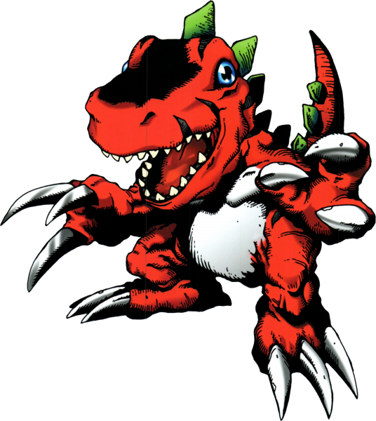 Alternate Adult - Tyrannomon - Dinosaurs Digimon (536x600), Png Download