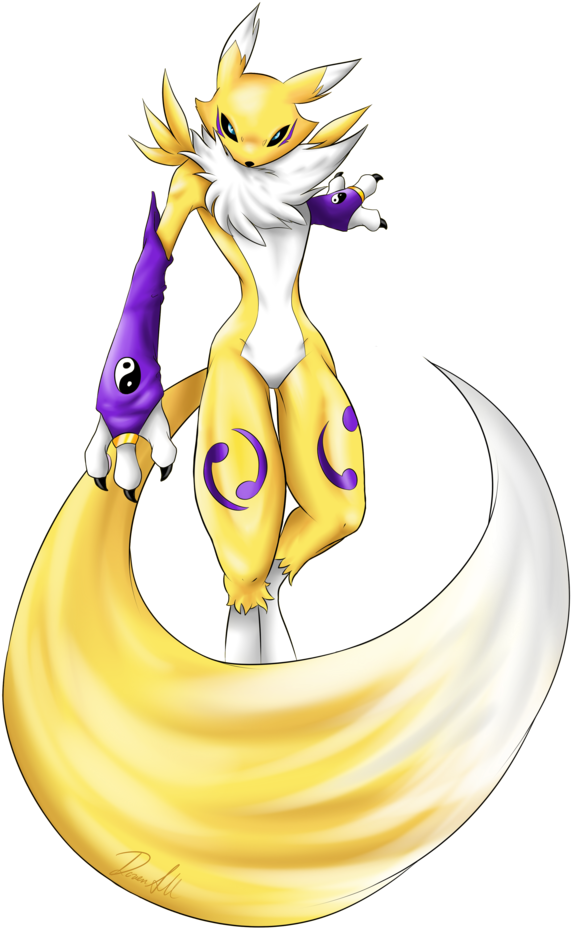 Digimon On Pinterest - Renamon Png (600x951), Png Download