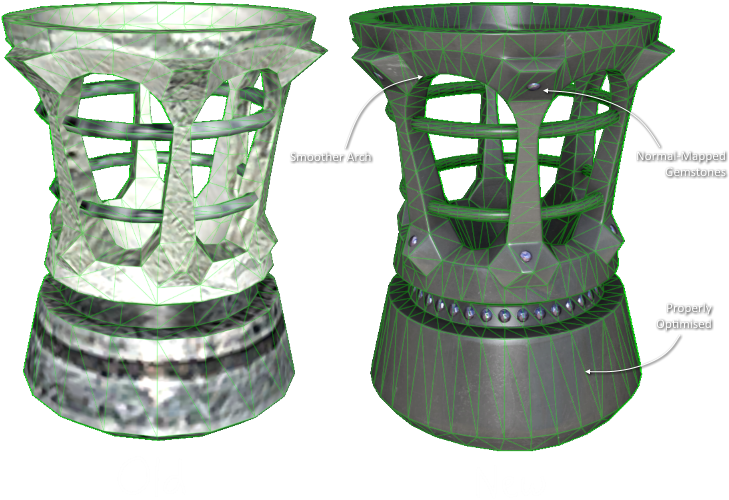 This Mod Replaces The Soulgem Stand With A Higher Poly, - Table (800x567), Png Download