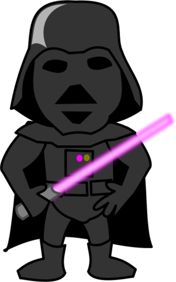 Darth Vader Helmet Clip Art - Darth Vader Png Desenho (600x963), Png Download