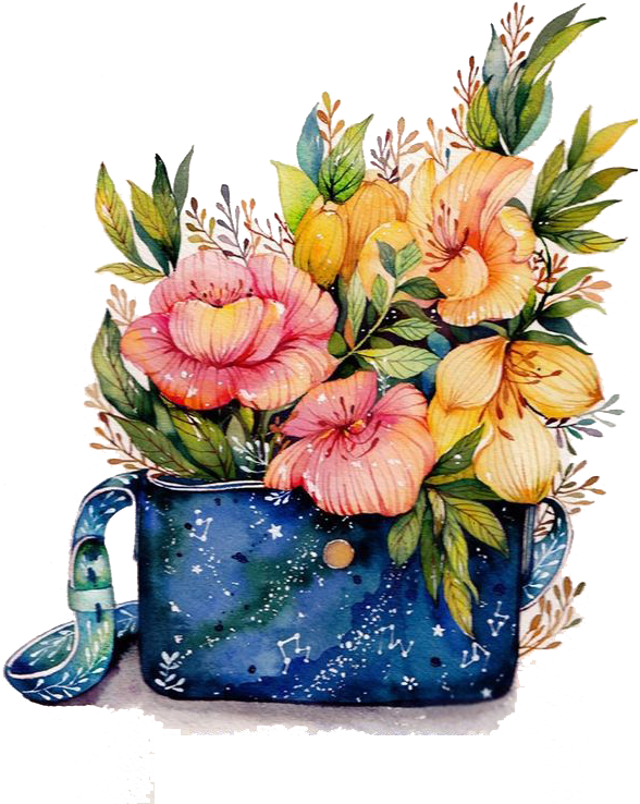Floral Design Vase Flower - Flower (658x783), Png Download