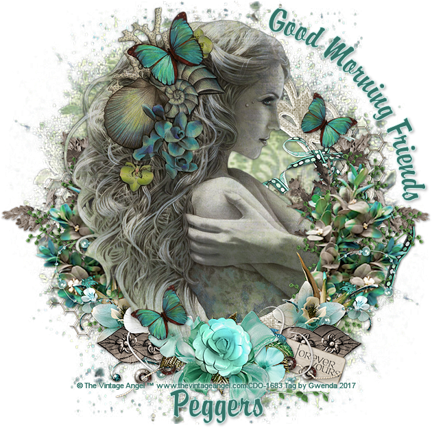 Pegs Vintage Angel Ocean Garden Zpsqlz80gvs Photo By - Fairy Victorian Print (630x630), Png Download