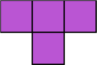 Tetris T - Lavender (1024x1024), Png Download