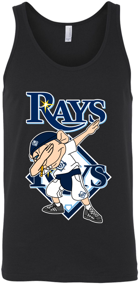 Tampa Bay Rays Jeffy Dabbing Super Mario Logan Baseball - Active Tank (1024x1024), Png Download