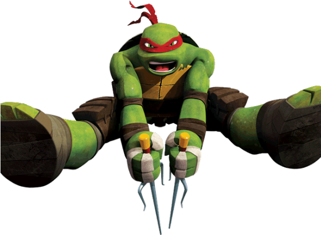Tmnt Png Transparent Images - Tmnt 2012 Raphael Png (640x480), Png Download