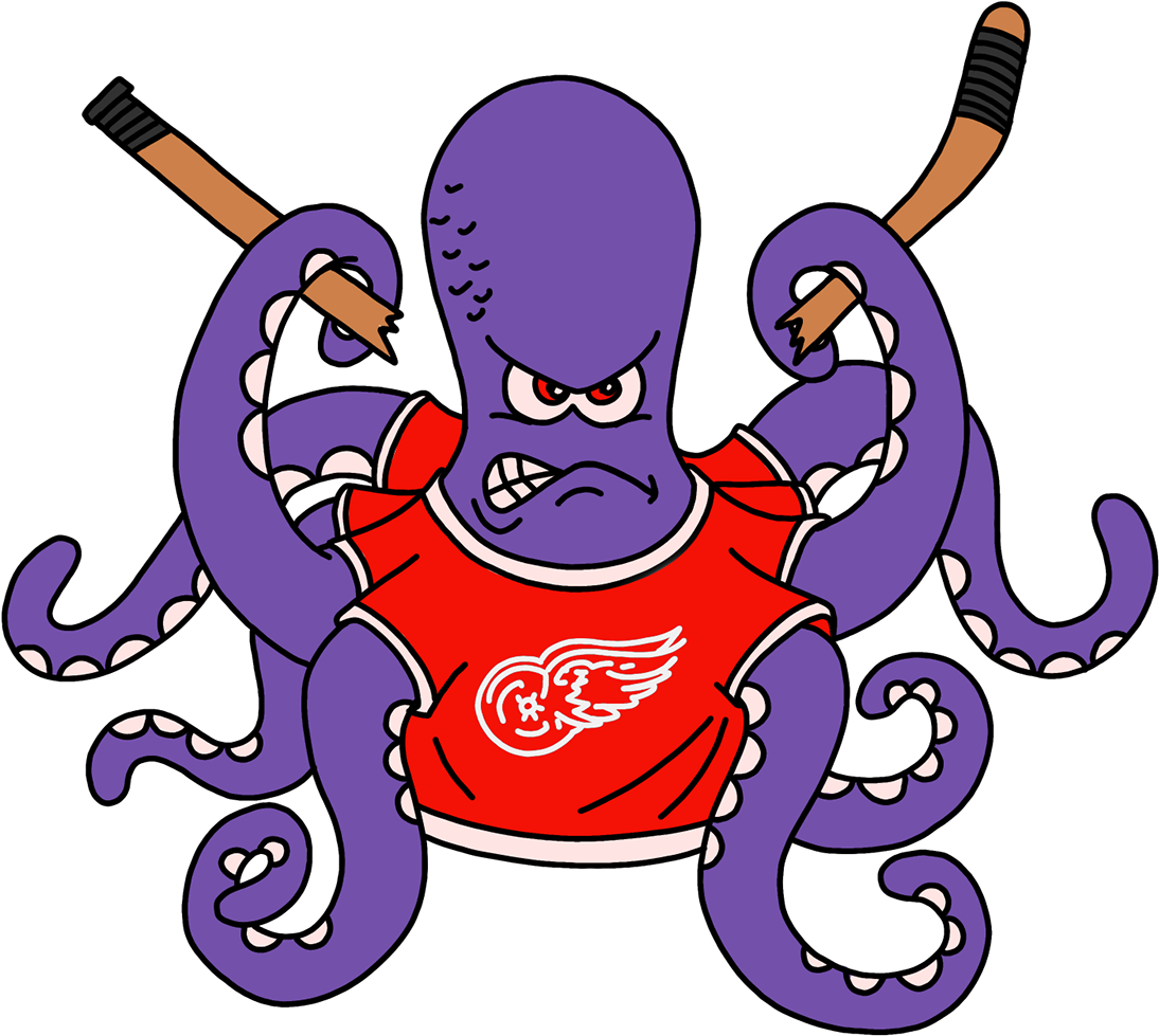 Sign Up To Join The Conversation - Detroit Red Wings Octopus (1200x1600), Png Download