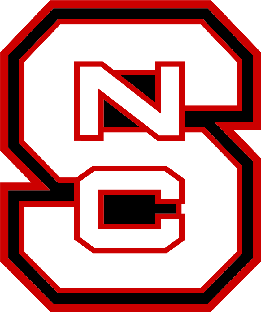 Nc State Wolfpack Block S Logo White - Nc State White Logo (860x1024), Png Download
