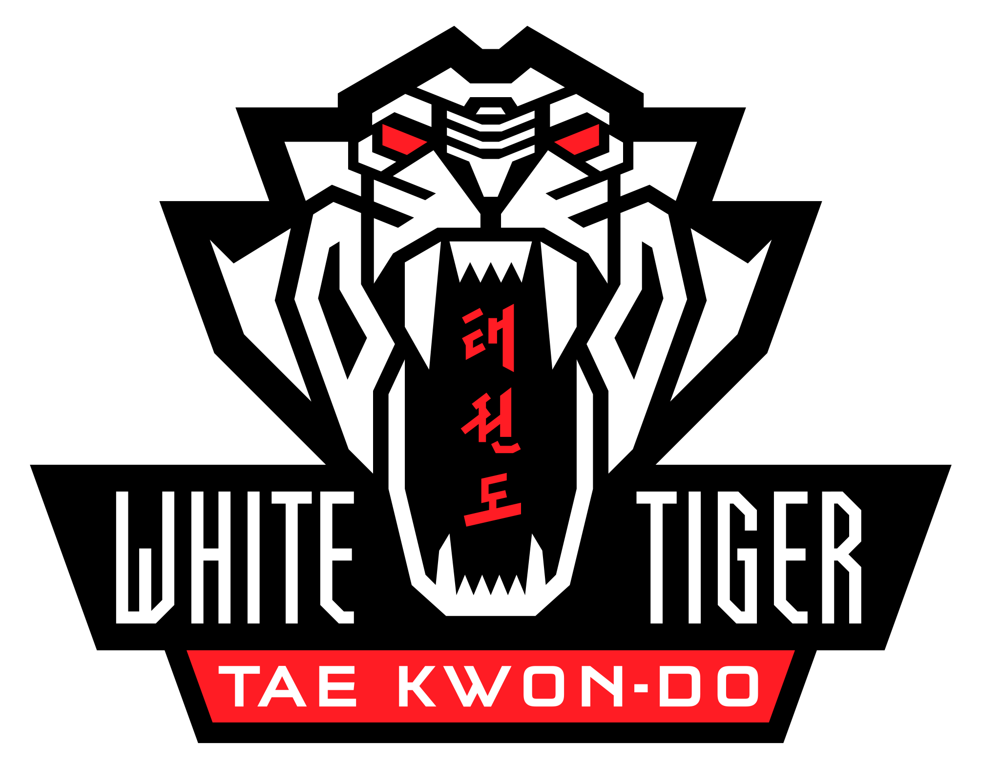 Pin It - White Tigers Logo (2212x1852), Png Download