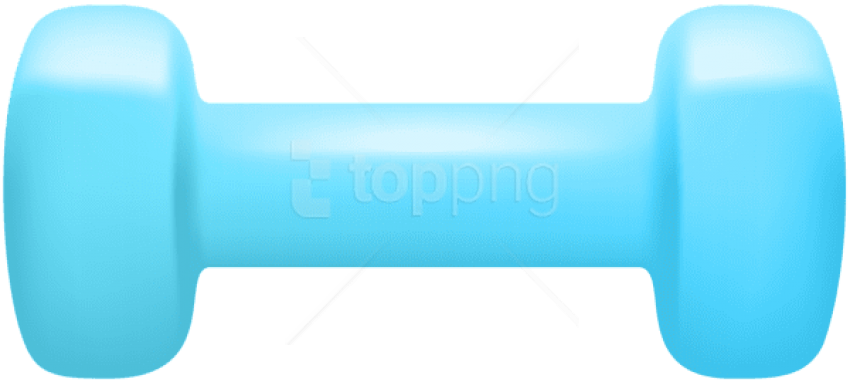 Free Png Download Blue Dumbbell Png Images Background - Blue Dumbbell Transparent Background (850x382), Png Download