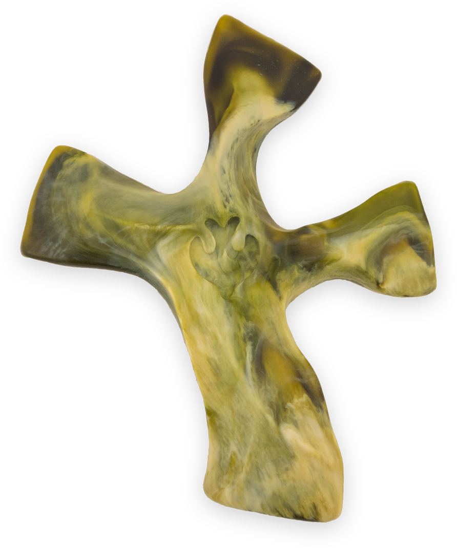Camo Clinging Cross © - Cross (1099x1280), Png Download