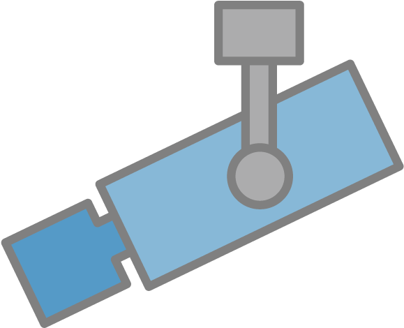 Security Camera - クリップ アート 監視 カメラ (640x640), Png Download