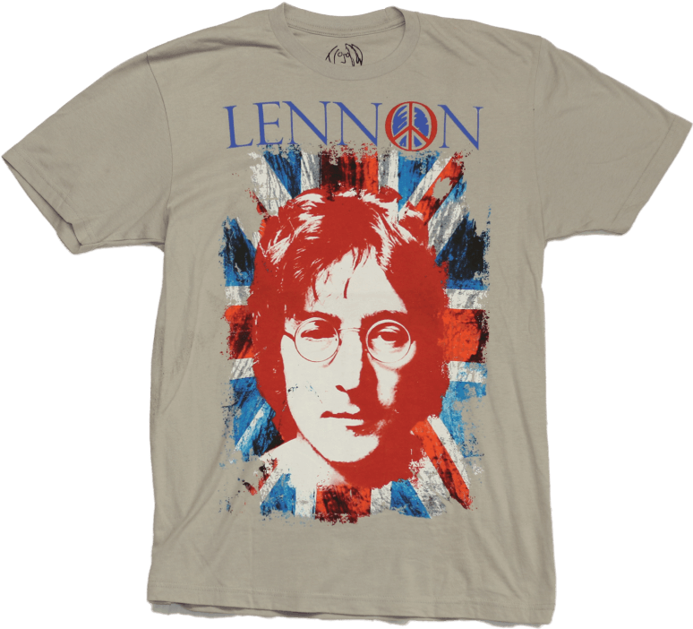 John Lennon Peace T-shirt - John Lennon (800x800), Png Download