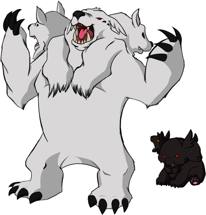 Chimera Clipart Mythical Animal - Chimera Bear (900x900), Png Download