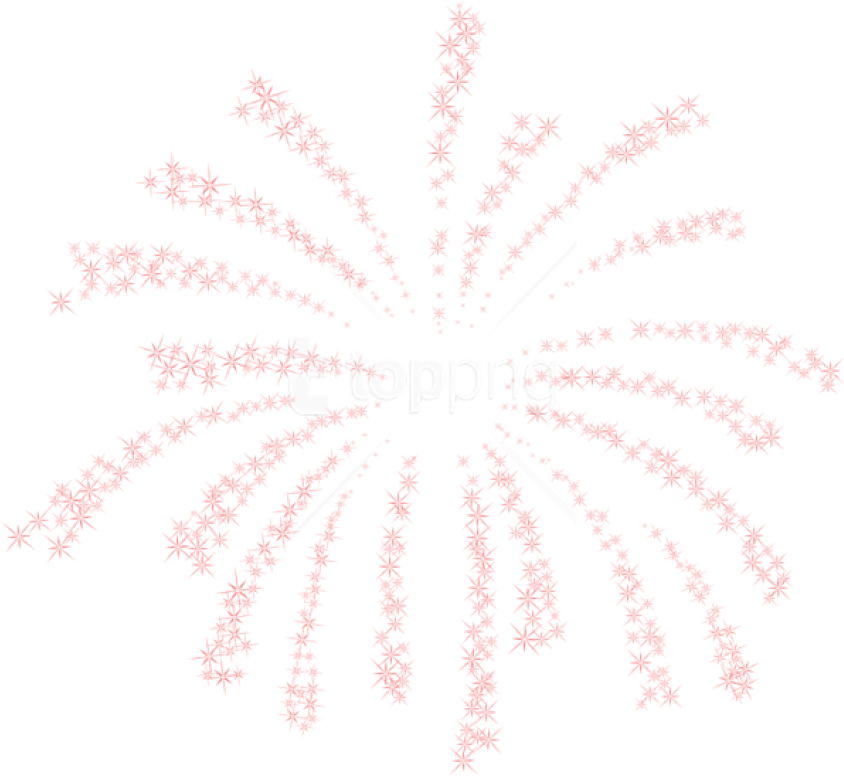 Free Png Firework Red Transparent Png - Illustration (850x781), Png Download
