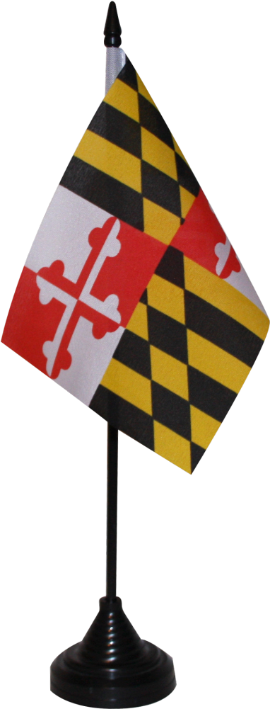 Usa Maryland Table Flag - Flag (1500x1176), Png Download