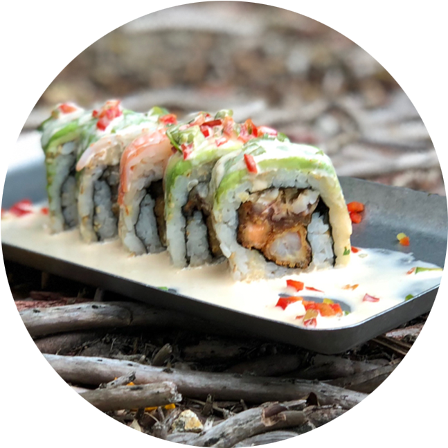 Ceviche Roll - California Roll (1024x768), Png Download