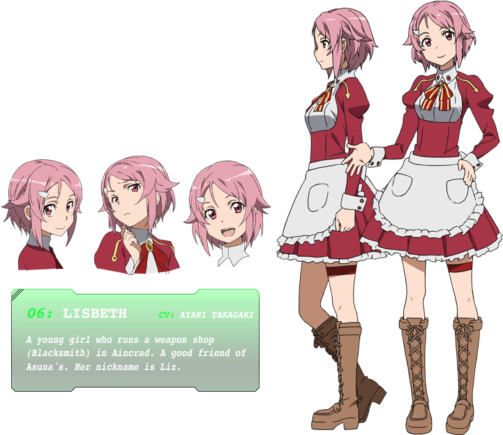 Sword Art Online Characters (781x701), Png Download