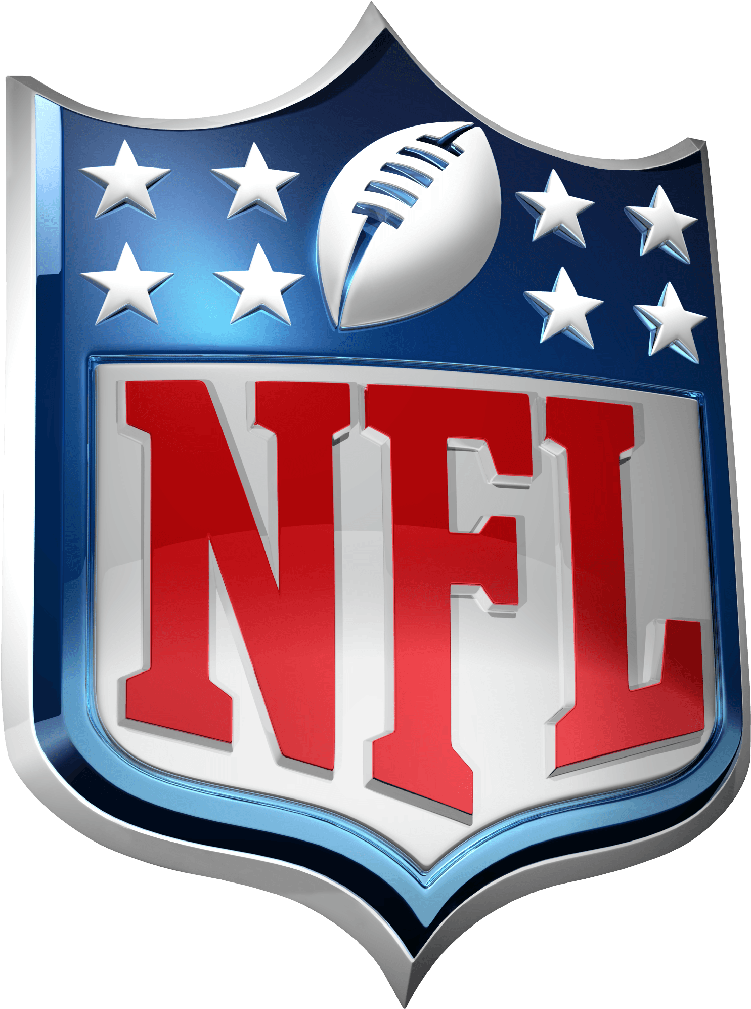 Nfl Shield Mark 3d Rgb - 3d Nfl Logo Png (2178x2160), Png Download