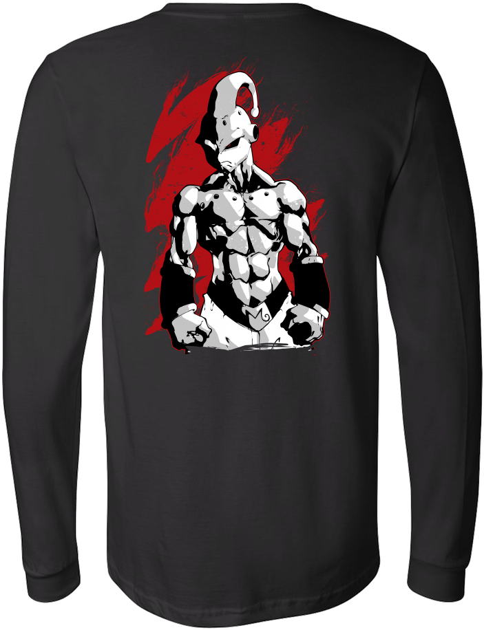 Super Saiyan Long Sleeve T Shirt - Long-sleeved T-shirt (1000x1000), Png Download