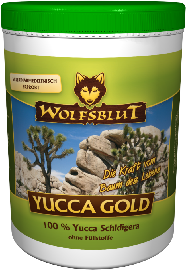 Wolfsblut Yucca Gold Aus Yucca Schidigera 450 G - Yucca (1000x1000), Png Download