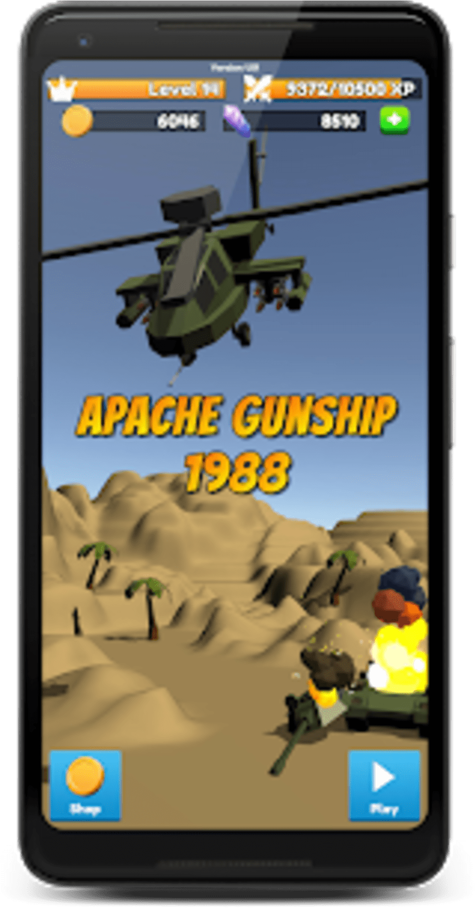 A Free App For Android, By Sneaky Shark Studios - Helicopter Rotor (1020x1893), Png Download