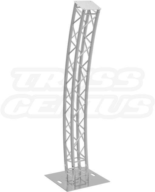 Curved Truss Totem - Arch (570x708), Png Download