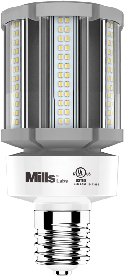Led Corn Cob Bulb - Led Lamp (1050x957), Png Download