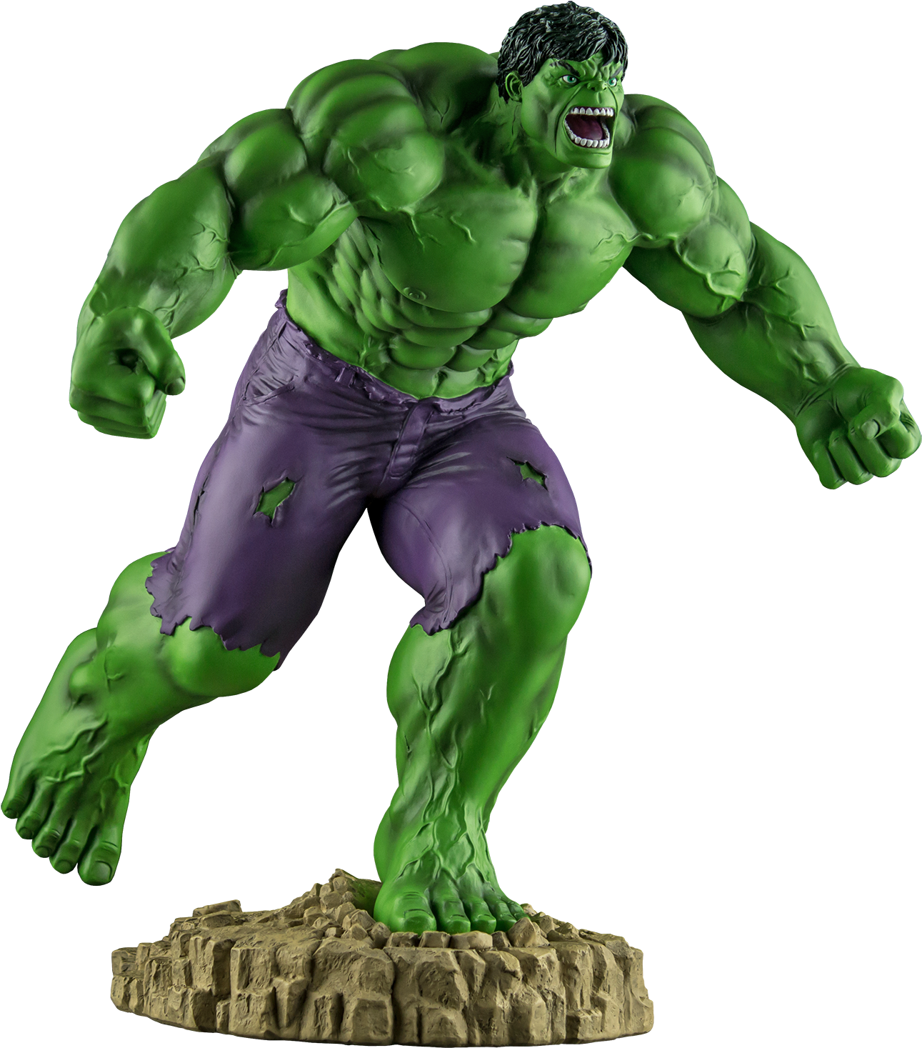 The Incredible Hulk Limited Edition 1/6th Scale Statue - Hulk Half Scale Statue (1335x1500), Png Download