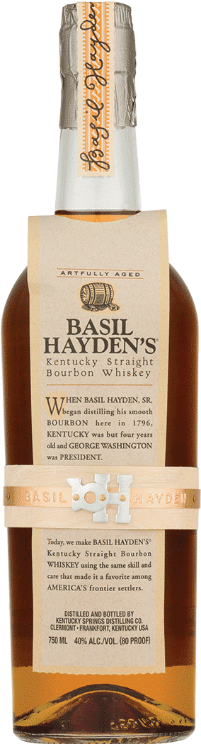 Basil Hayden's Kentucky Straight Bourbon Whiskey - Basil Hayden's Bourbon (750x1050), Png Download