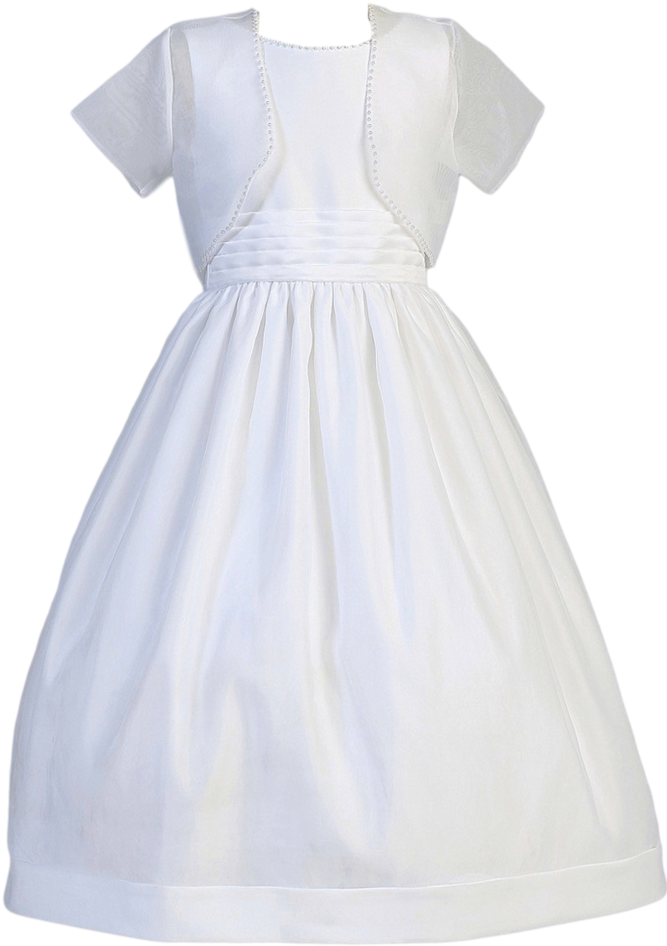 Girls First Communion - First Holy Communion Dress For Teen (683x1024), Png Download