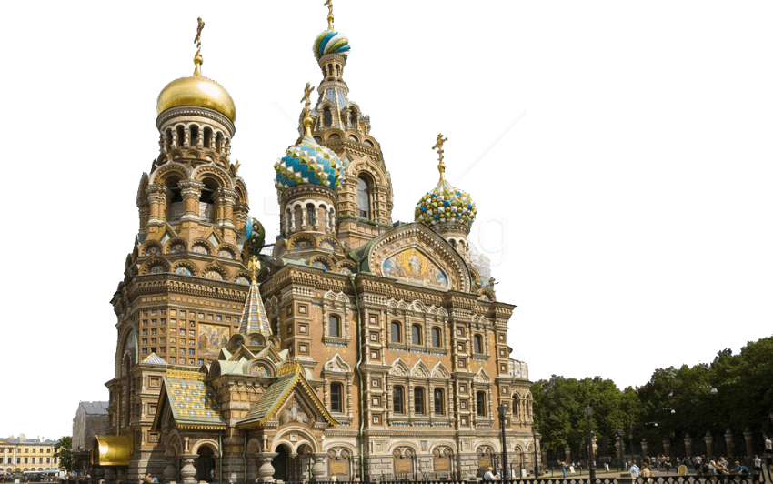 Free Png St - Church Of The Savior On Blood (850x532), Png Download