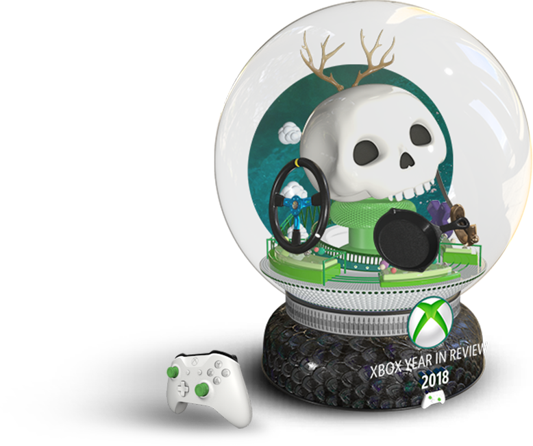 Xbox Year In Review Snow Globe - Sphere (778x650), Png Download