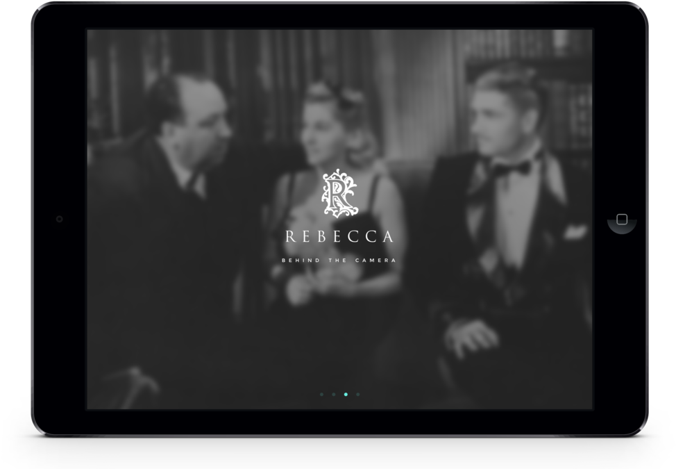 Rebecca Behind The Camera Blur - Rebecca Movie (1000x714), Png Download