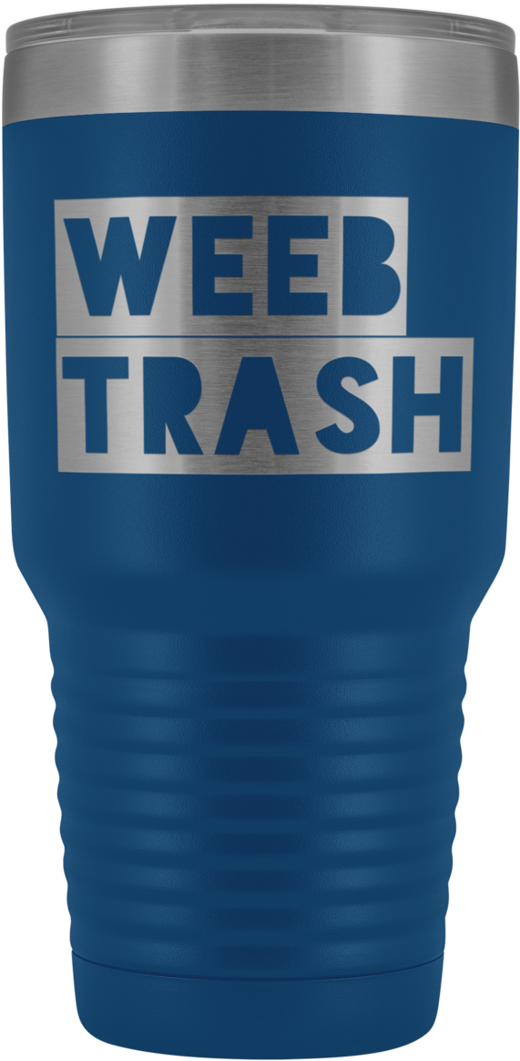 Weeb Trash Tumbler Anime Gifts Double Wall Insulated - Pint Glass (1200x1200), Png Download