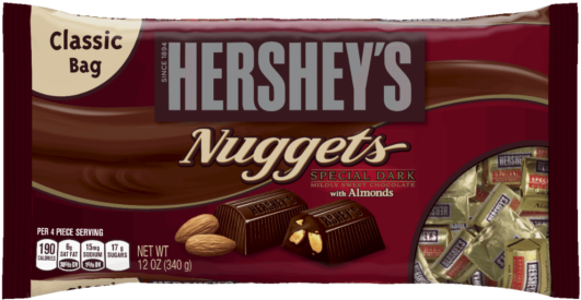 Hershey's Nuggets Special Dark Mildly Sweet Chocolate - Chocolate (600x600), Png Download