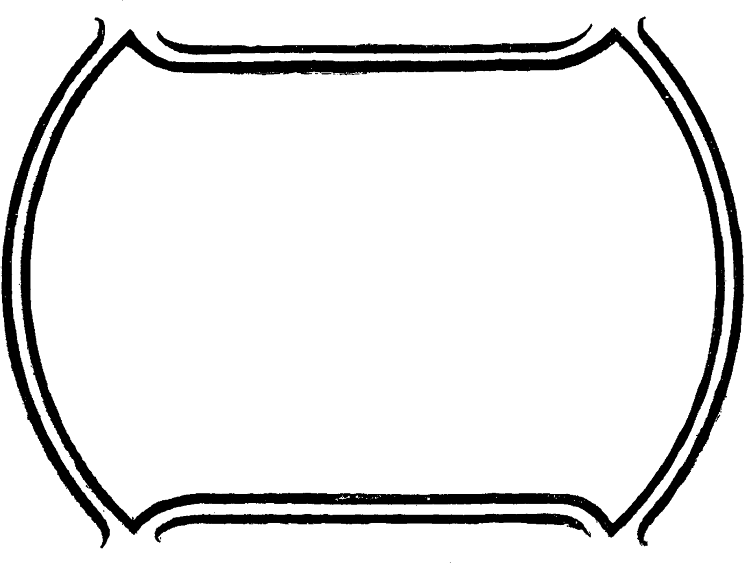 Digital Frame - Line Art (1600x1221), Png Download