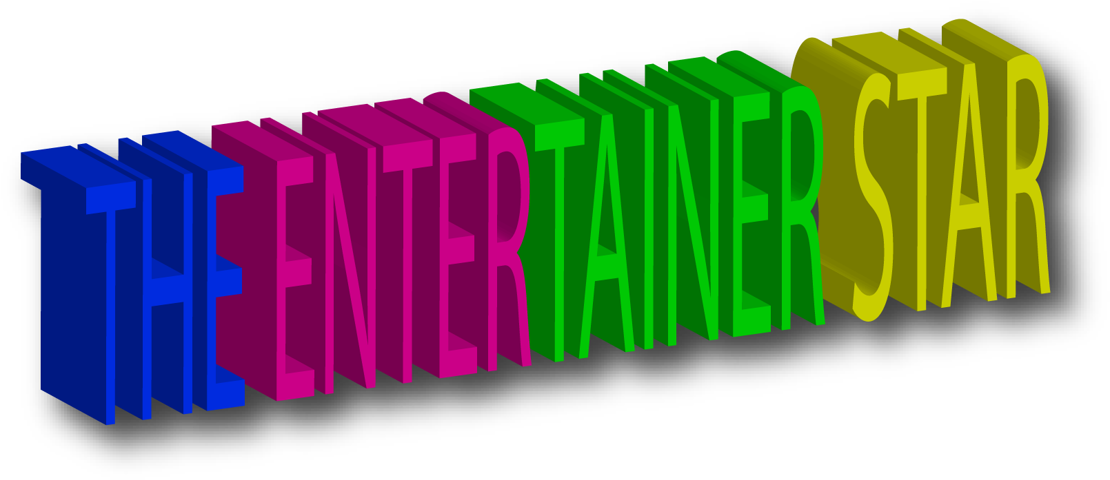 The Entertainer Star - Graphic Design (1625x717), Png Download