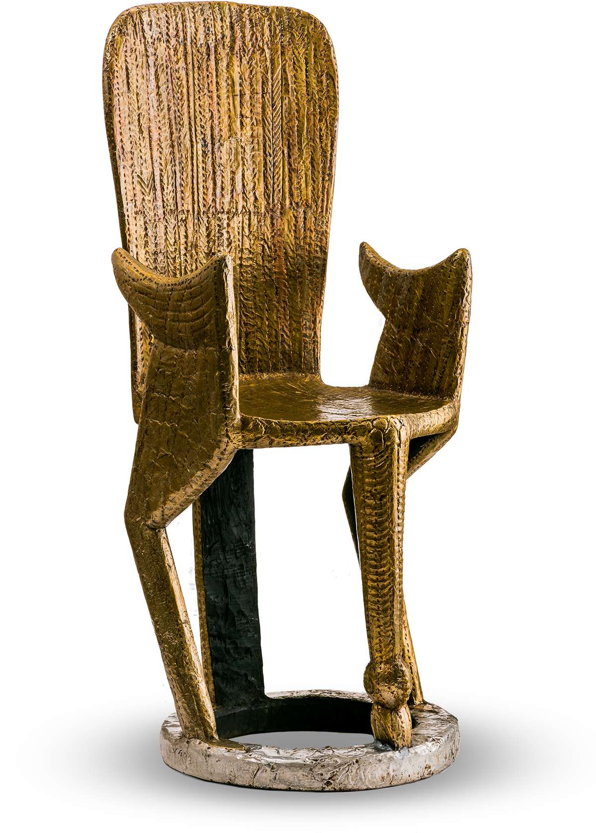 Beaded Chair - Rocking Chair (1228x1840), Png Download