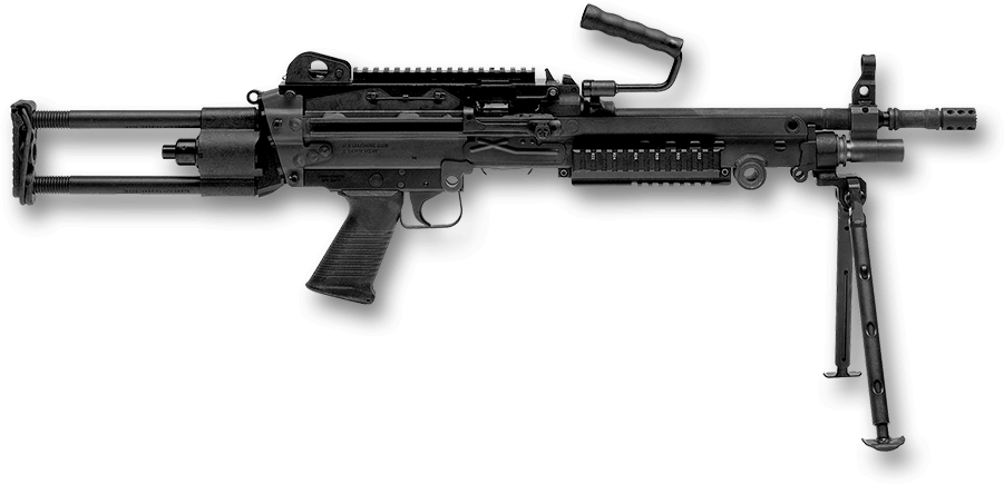 Fn® M249 Para - M249 Saw (1200x500), Png Download