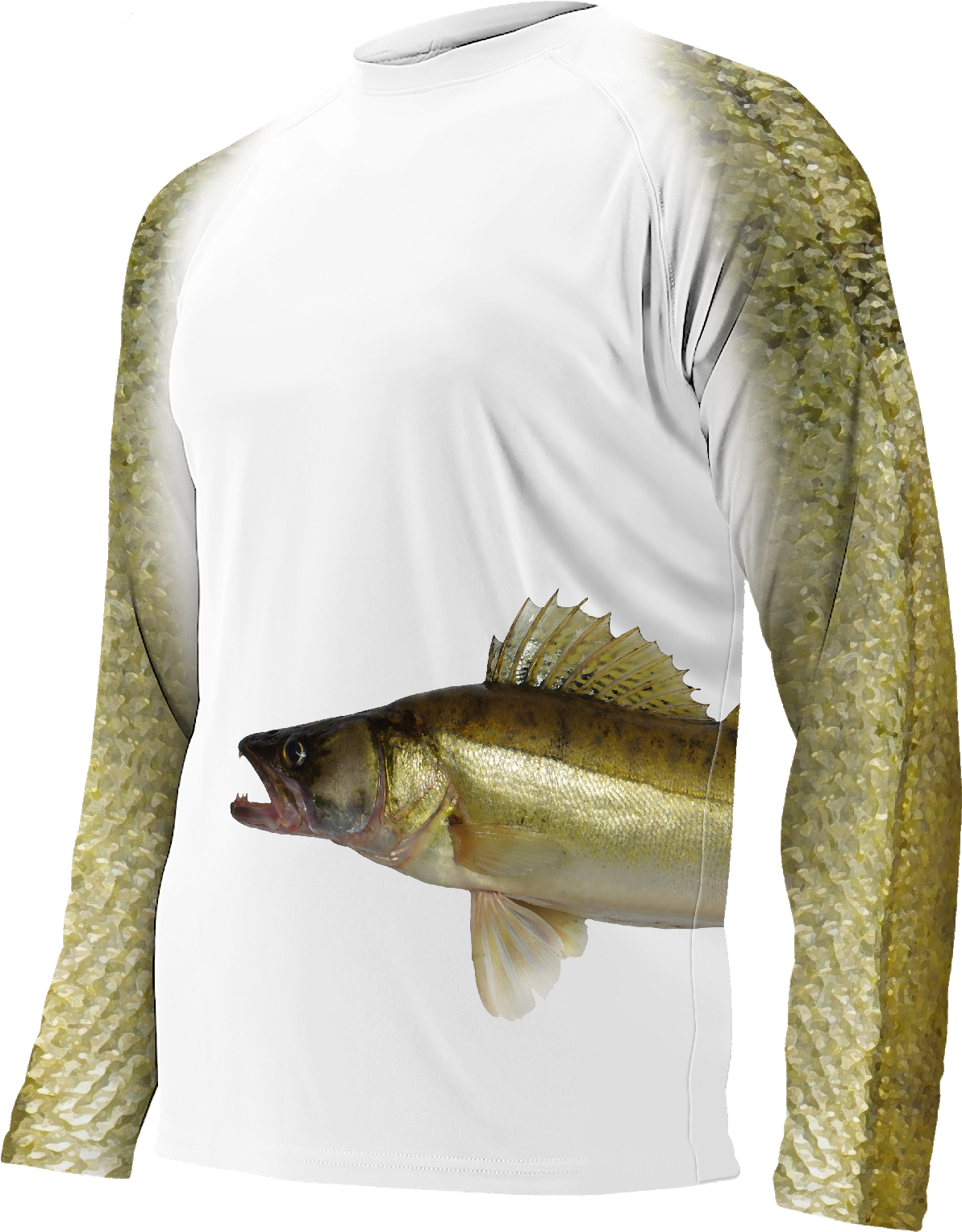 Wrap Around Walleye - Bass (1245x1600), Png Download