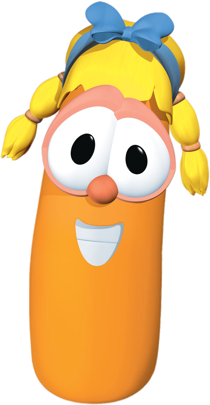 Download - Laura Carrot From Veggie Tales (762x1434), Png Download