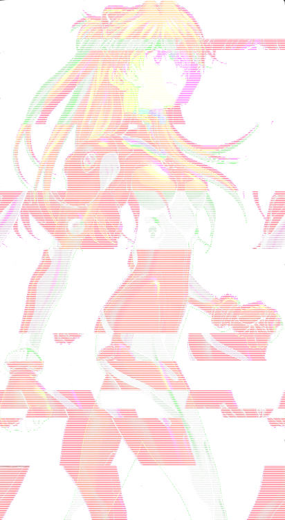 Neon Genesis Evangelion Transparent Asuka Langley Soryu - Art (412x750), Png Download