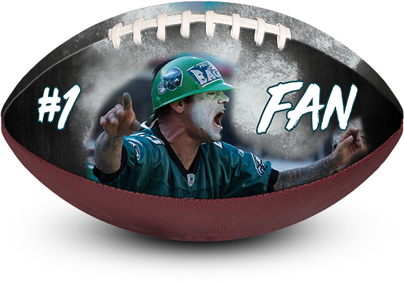 Your Favorite Football Or Philadelphia Eagles' Loving - Beach Rugby (600x600), Png Download