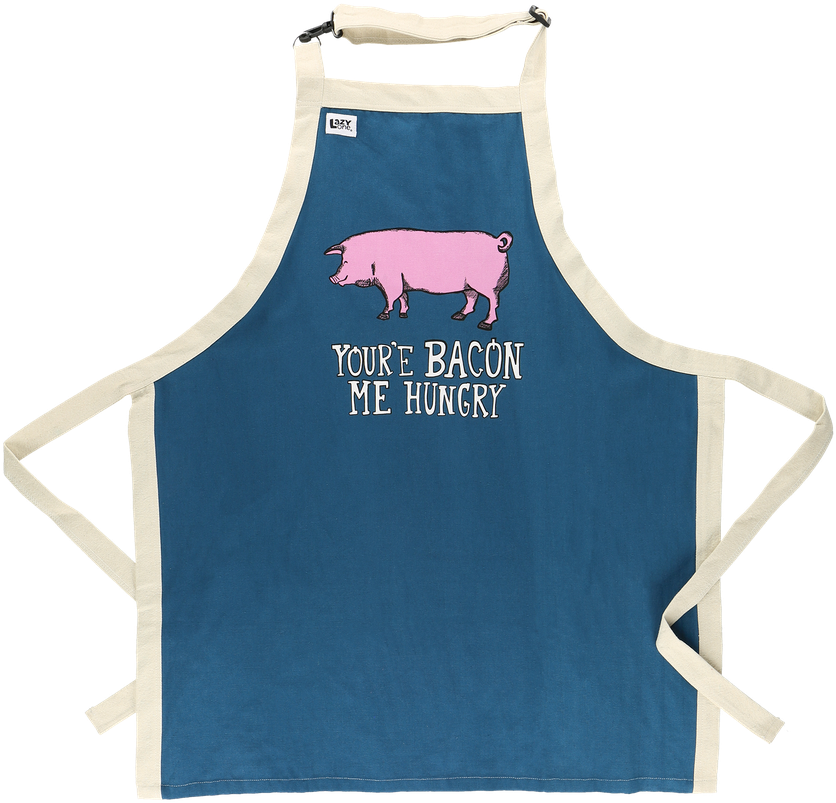 Bacon Me Hungry - Apron (863x1050), Png Download