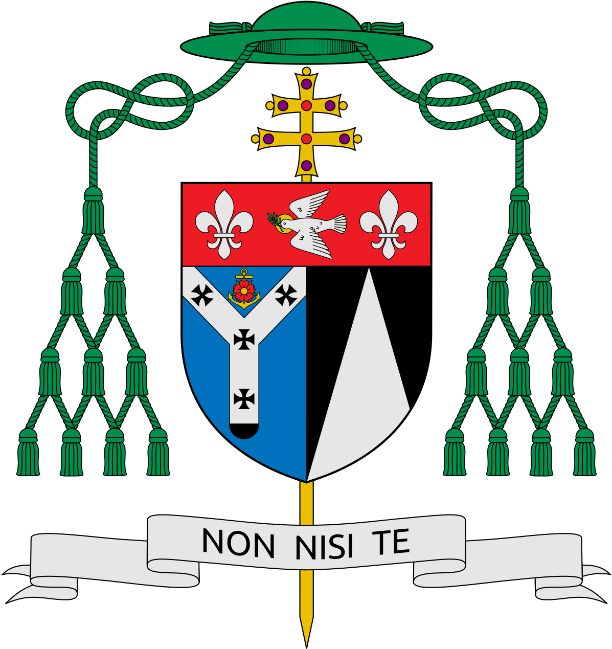 Archdiocese Of Liverpool Coat Of Arms (1200x1279), Png Download