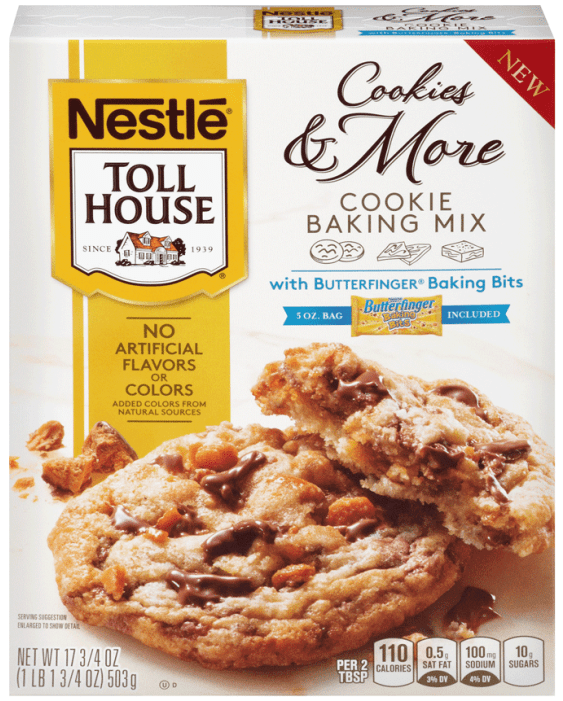 028000825553n - Nestlé Toll House Chocolate Chip Cookie Box Mix (700x700), Png Download