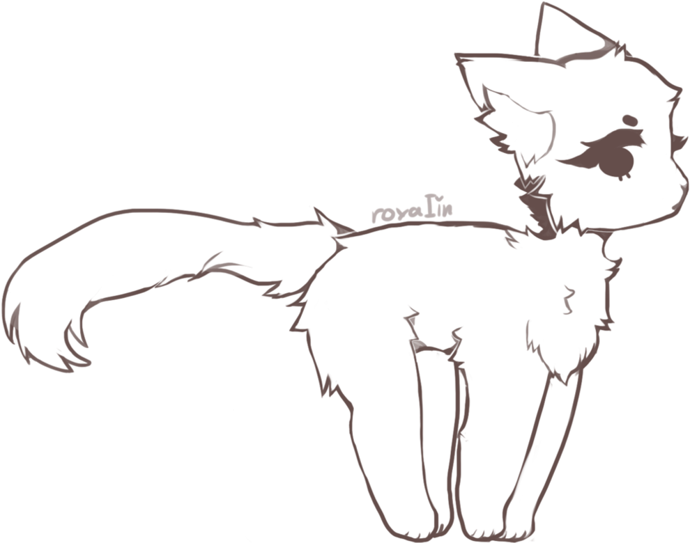 Feral Base F U By Royaiin On - Cat Bases F2u (1010x792), Png Download