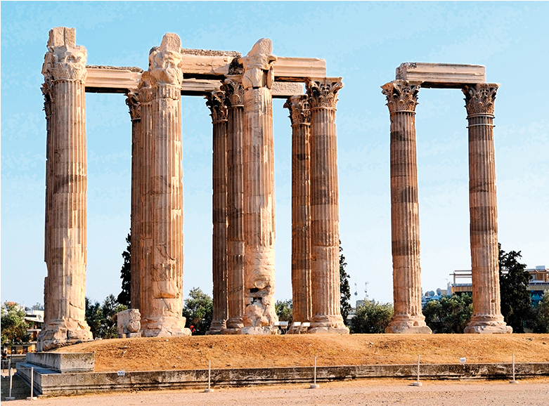 Masal - Temple Of Olympian Zeus (780x780), Png Download